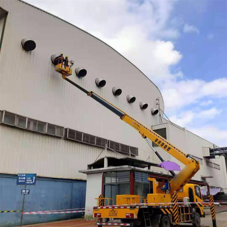 宿迁高空作业车出租服务:专业广告牌安装解决方案