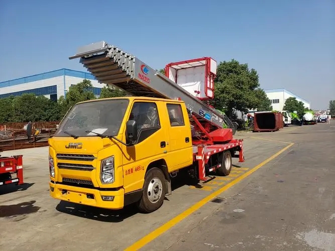 宿迁附近云梯车出租 砂石搬运